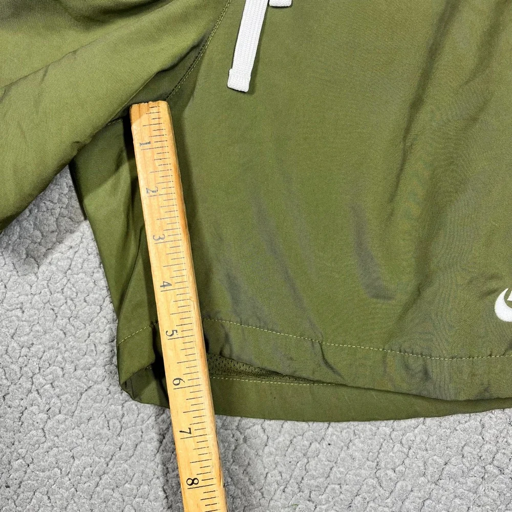 Nike Mens Sportswear Woven Flow Shorts Olive Green AR2382-326 Size Small